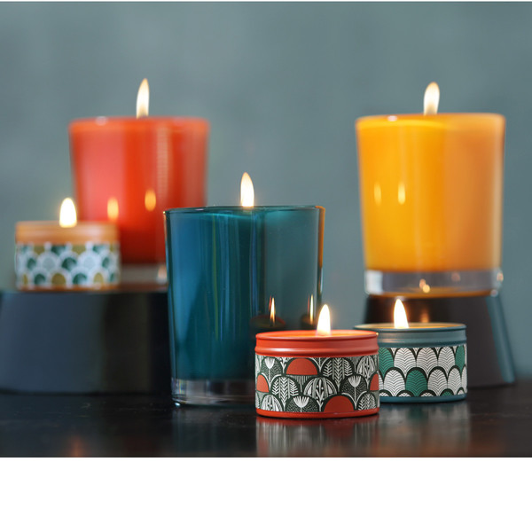 Aromatherapy Beeswax Candle in Glass, Illuminate Collection