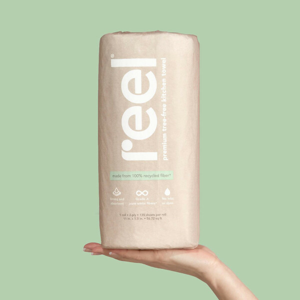 100% Recycled Paper Towels, 5 Rolls